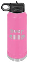 Load image into Gallery viewer, Beer Jeep Laser Engraved Water Bottle (Etched)
