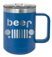 Load image into Gallery viewer, Beer Jeep Laser Engraved Mug (Etched)
