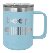 Load image into Gallery viewer, Beer Jeep Laser Engraved Mug (Etched)
