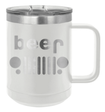 Load image into Gallery viewer, Beer Jeep Laser Engraved Mug (Etched)
