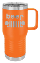 Load image into Gallery viewer, Beer Jeep Laser Engraved Mug (Etched)
