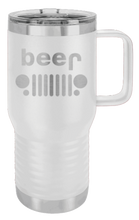 Load image into Gallery viewer, Beer Jeep Laser Engraved Mug (Etched)
