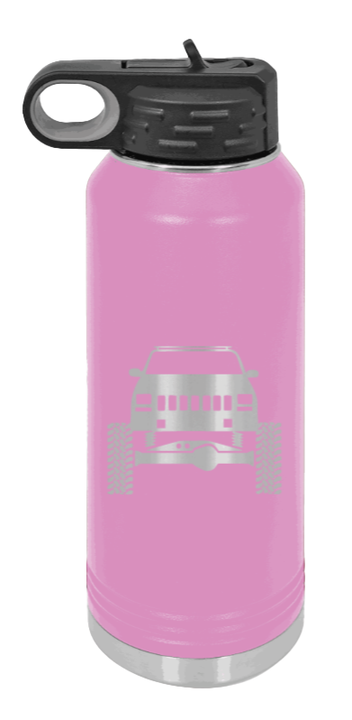 Jeep Cherokee - 32oz Water Bottle Laser Engraved- Light Purple