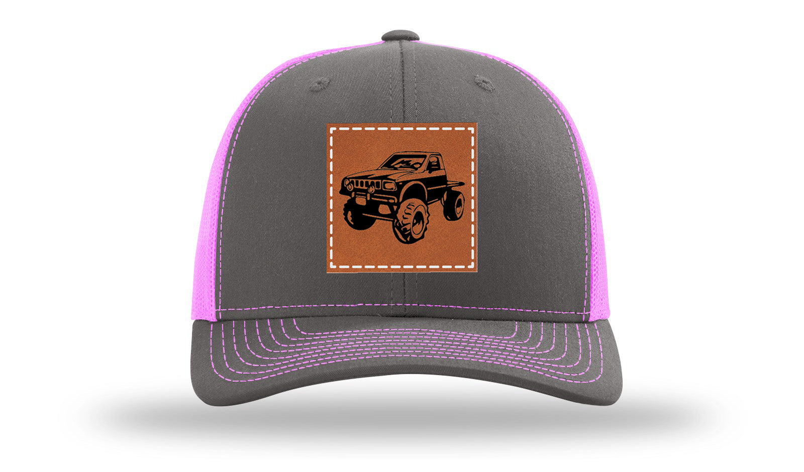 Charcoal / Neon Pink