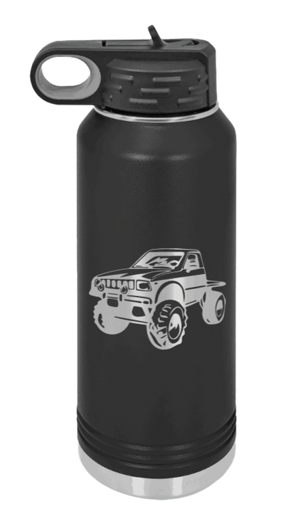 Toyota - 32oz Water Bottle Laser Engraved- Black