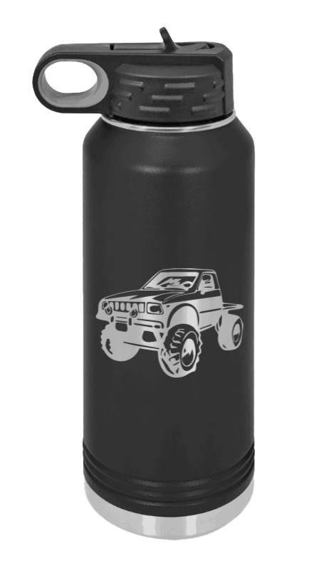 Toyota - 32oz Water Bottle Laser Engraved- Black