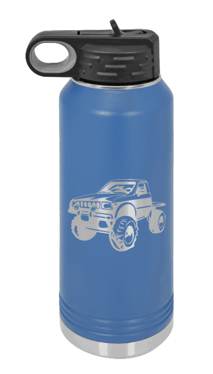 Toyota - 32oz Water Bottle Laser Engraved- Royal Blue
