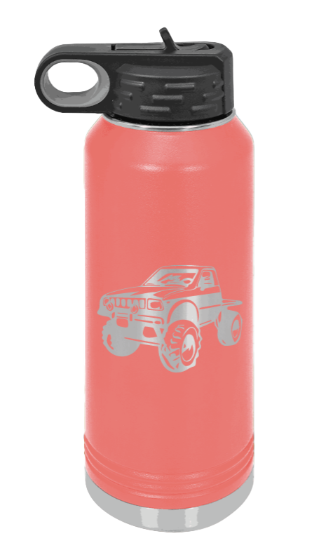 Toyota - 32oz Water Bottle Laser Engraved- Coral