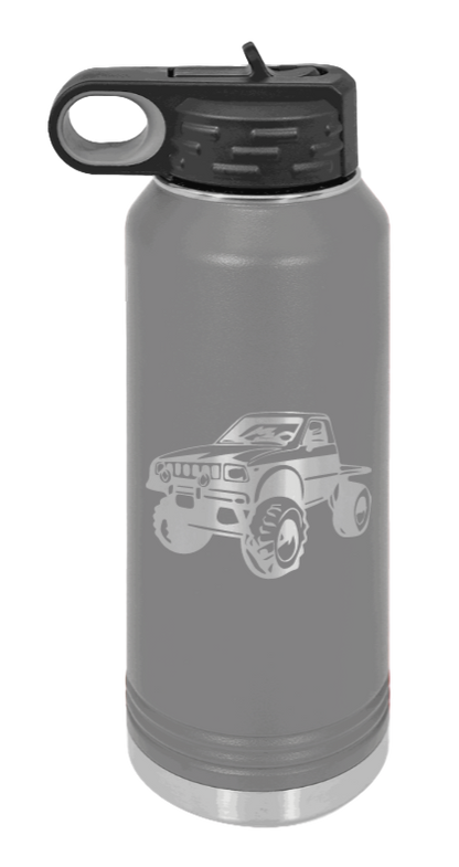 Toyota - 32oz Water Bottle Laser Engraved- Dark Grey