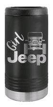 Load image into Gallery viewer, Girl Jeep CJ Laser Engraved Slim Can Insulated Koosie
