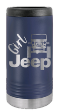 Load image into Gallery viewer, Girl Jeep CJ Laser Engraved Slim Can Insulated Koosie
