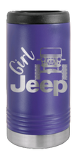 Load image into Gallery viewer, Girl Jeep CJ Laser Engraved Slim Can Insulated Koosie
