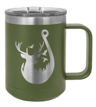 Load image into Gallery viewer, Ducks and Bucks Laser Engraved Mug (Etched)
