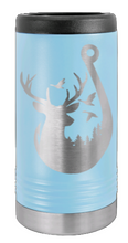 Load image into Gallery viewer, Ducks and Bucks Laser Engraved Slim Can Insulated Koosie
