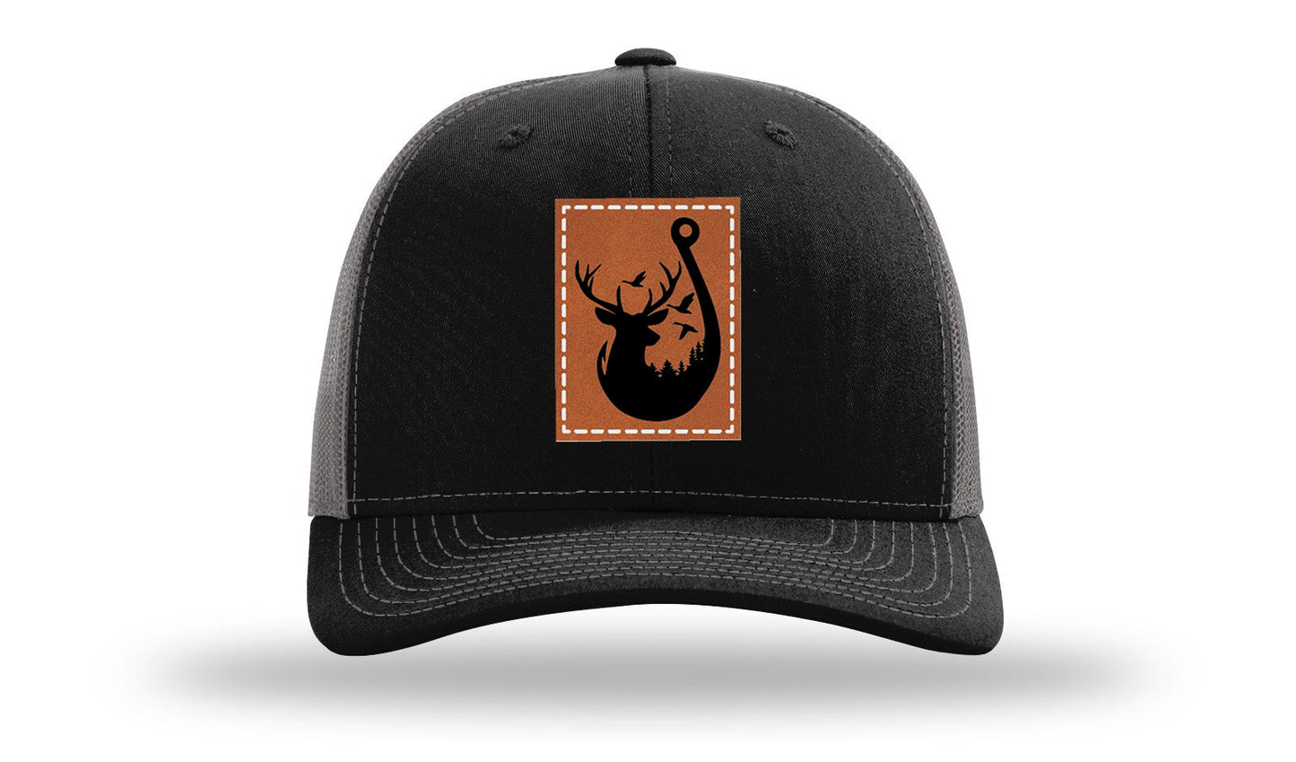 Ducks and Bucks Leather Patch Richardson 112 Hat