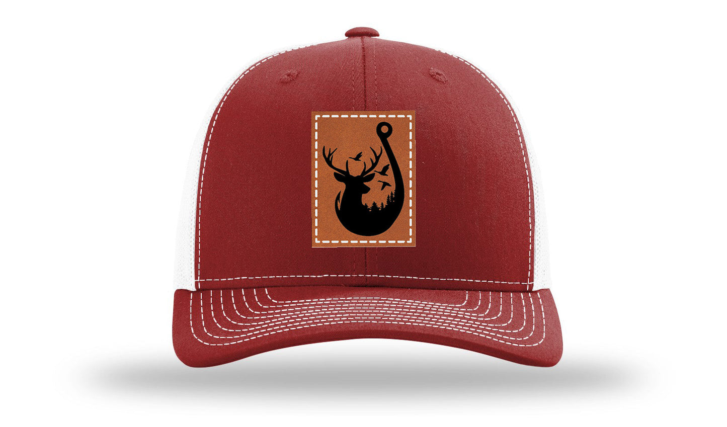 Ducks and Bucks Leather Patch Richardson 112 Hat