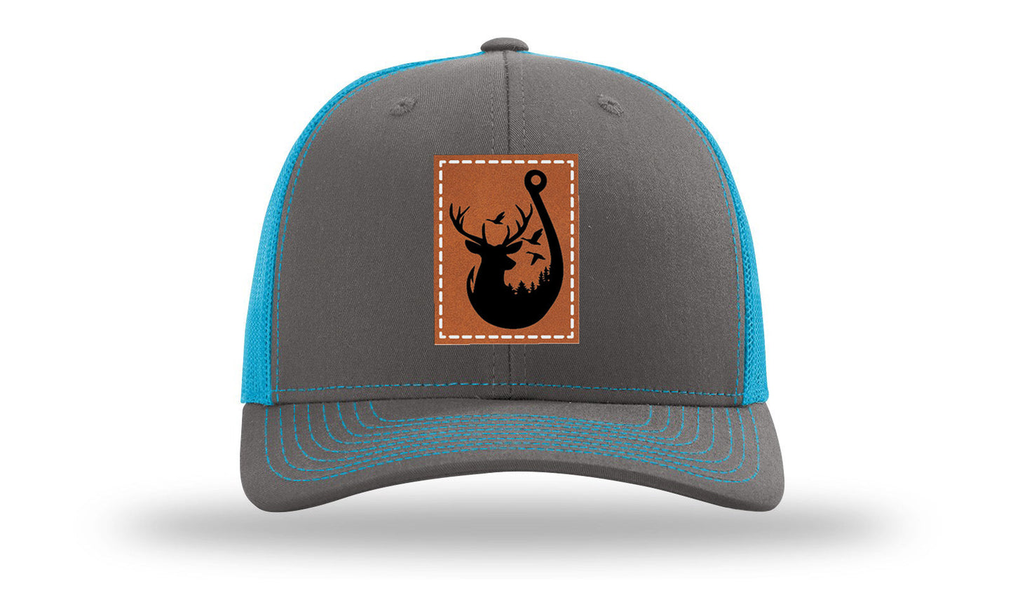 Ducks and Bucks Leather Patch Richardson 112 Hat