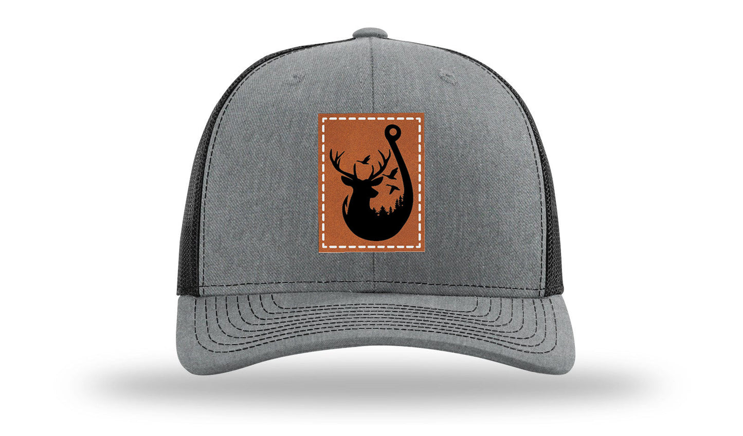 Ducks and Bucks Leather Patch Richardson 112 Hat