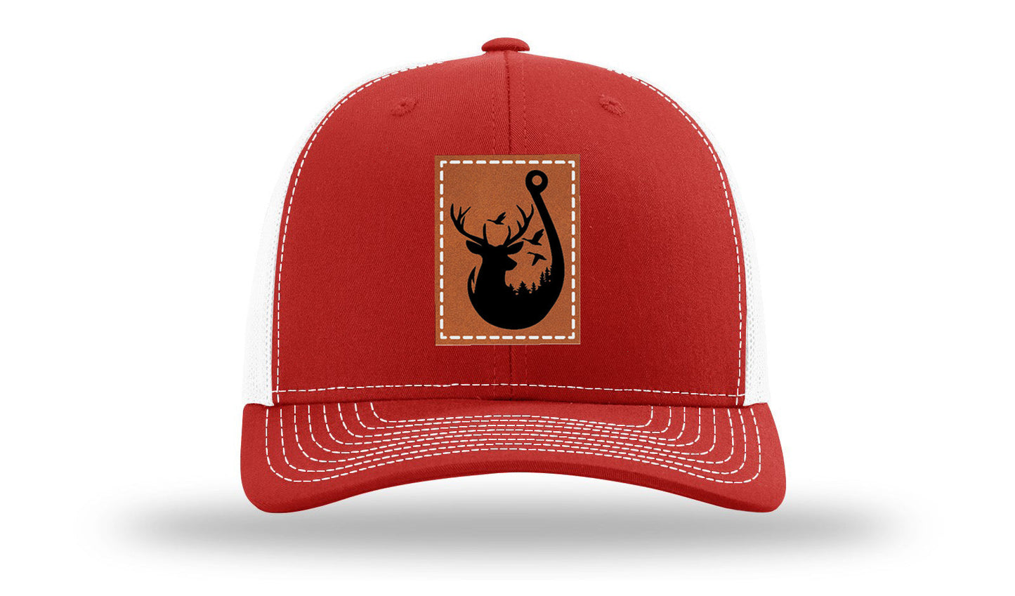 Ducks and Bucks Leather Patch Richardson 112 Hat