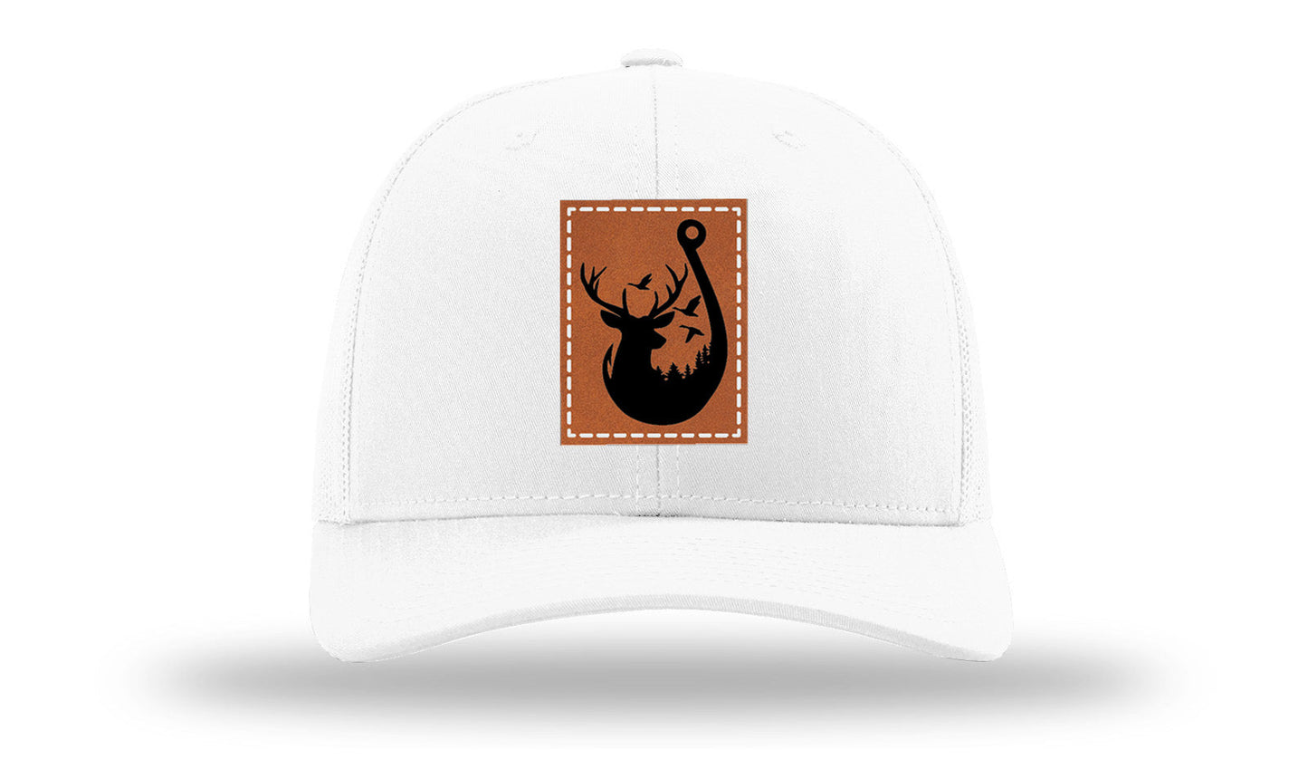 Ducks and Bucks Leather Patch Richardson 112 Hat