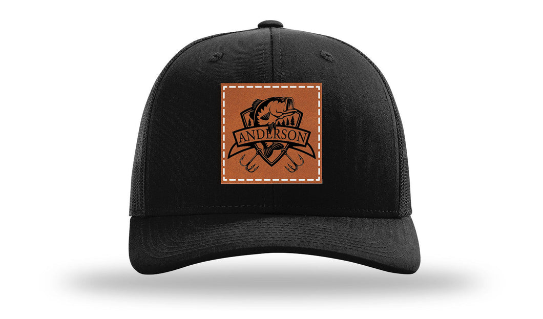 Bass Banner Leather Patch Richardson 112 Hat