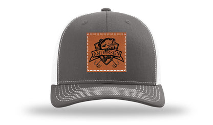 Bass Banner Leather Patch Richardson 112 Hat