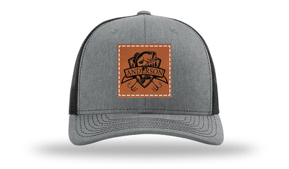 Bass Banner Leather Patch Richardson 112 Hat