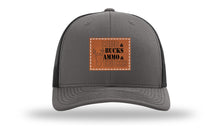 Load image into Gallery viewer, Camo and Bucks Leather Patch Richardson 112 Hat

