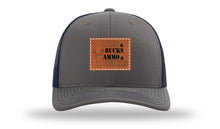 Load image into Gallery viewer, Camo and Bucks Leather Patch Richardson 112 Hat
