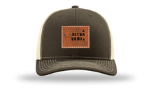 Load image into Gallery viewer, Camo and Bucks Leather Patch Richardson 112 Hat

