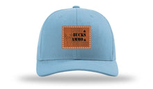 Load image into Gallery viewer, Camo and Bucks Leather Patch Richardson 112 Hat
