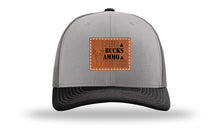 Load image into Gallery viewer, Camo and Bucks Leather Patch Richardson 112 Hat
