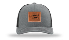 Load image into Gallery viewer, Camo and Bucks Leather Patch Richardson 112 Hat
