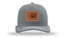 Load image into Gallery viewer, Camo and Bucks Leather Patch Richardson 112 Hat
