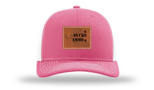 Load image into Gallery viewer, Camo and Bucks Leather Patch Richardson 112 Hat

