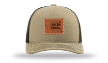 Load image into Gallery viewer, Camo and Bucks Leather Patch Richardson 112 Hat
