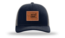 Load image into Gallery viewer, Camo and Bucks Leather Patch Richardson 112 Hat
