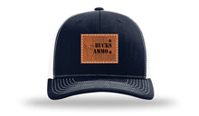 Load image into Gallery viewer, Camo and Bucks Leather Patch Richardson 112 Hat
