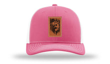 Load image into Gallery viewer, Bass Flag Leather Patch Richardson 112 Hat
