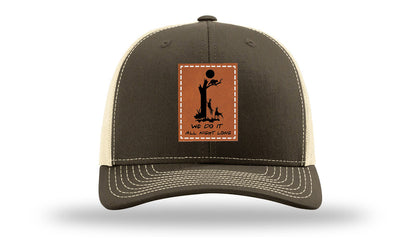 Coon Hunting Leather Patch Richardson 112 Hat