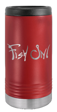 Load image into Gallery viewer, Fish On Laser Engraved Slim Can Insulated Koosie
