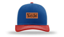 Load image into Gallery viewer, Fish On Leather Patch Richardson 112 Hat
