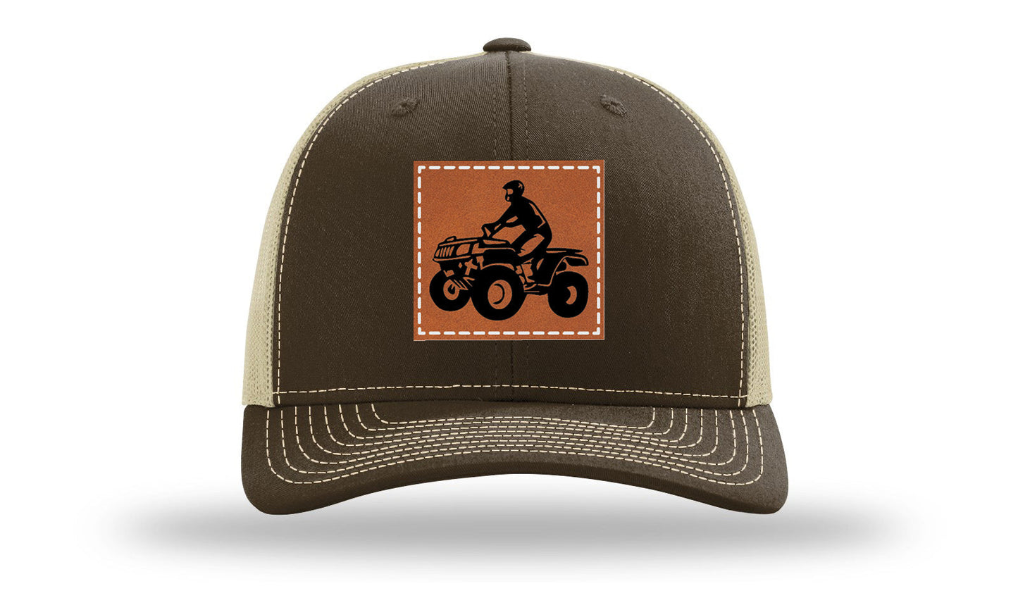 4-Wheeler Leather Patch Richardson 112 Hat