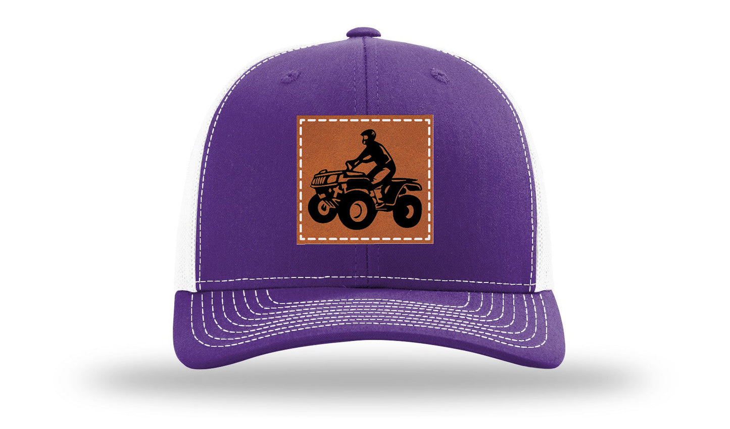 4-Wheeler Leather Patch Richardson 112 Hat