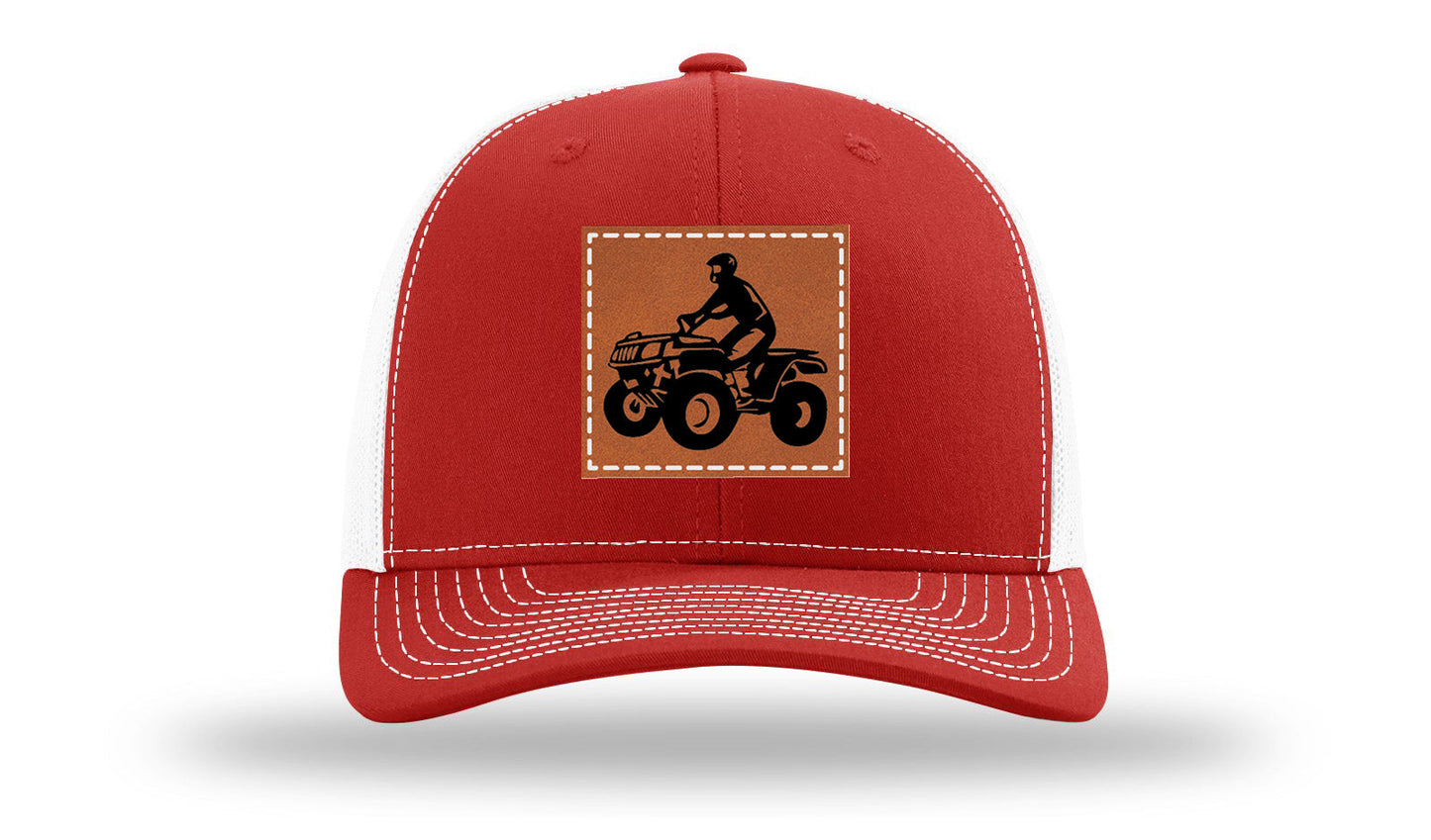 4-Wheeler Leather Patch Richardson 112 Hat
