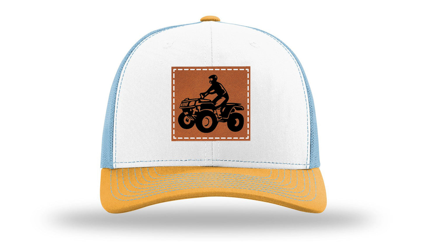4-Wheeler Leather Patch Richardson 112 Hat