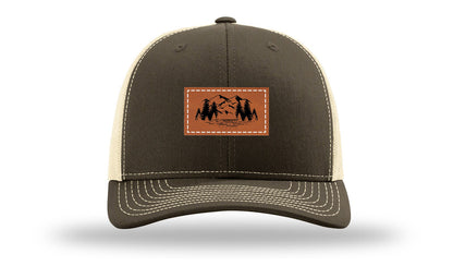 Mountains Leather Patch Richardson 112 Hat