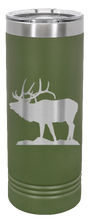 Load image into Gallery viewer, Elk 2 Laser Engraved Skinny Tumbler (Etched)

