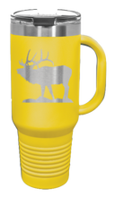 Load image into Gallery viewer, Elk 2 40oz Handle Mug Laser Engraved
