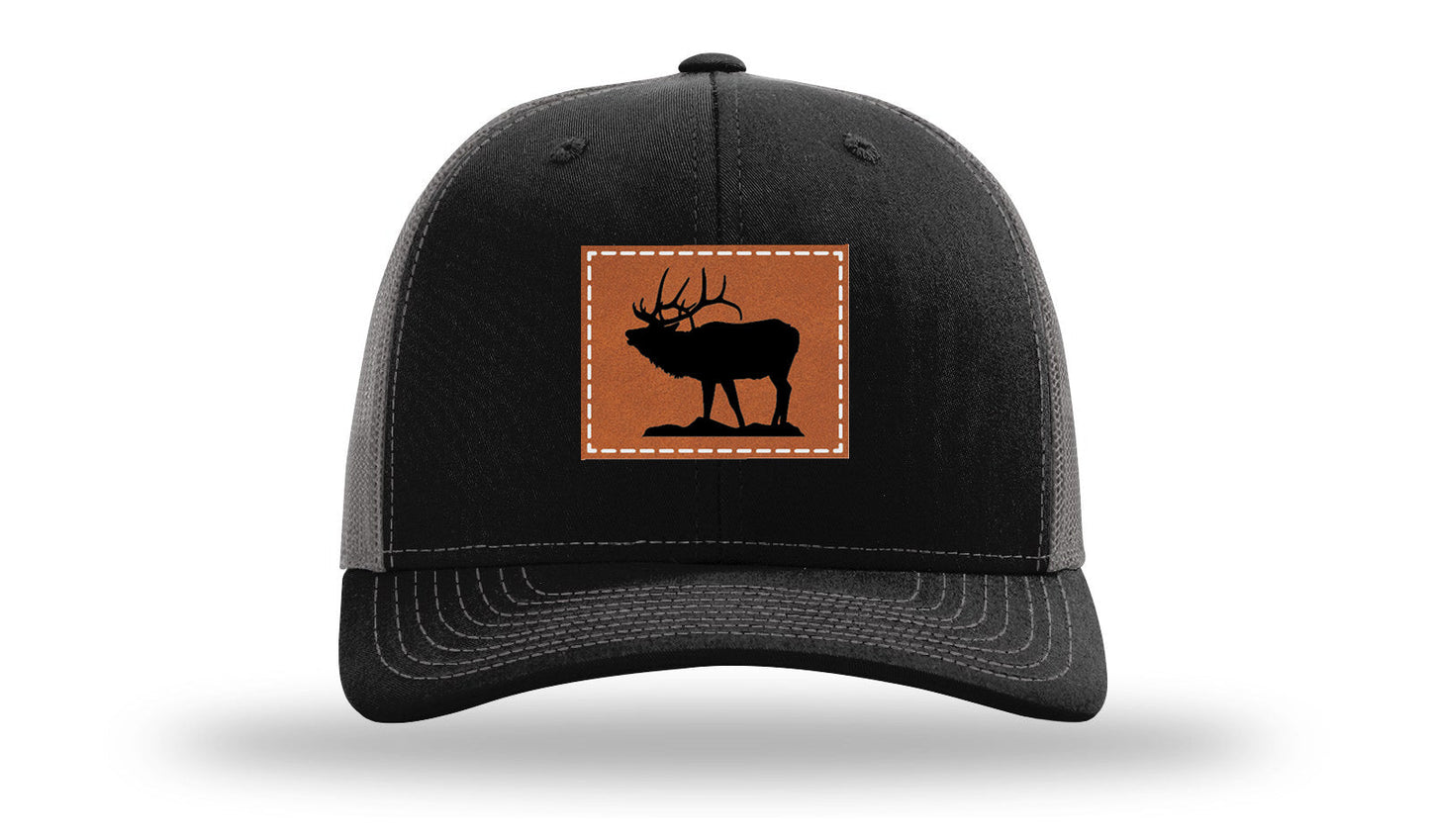 Elk Leather Patch Richardson 112 Hat